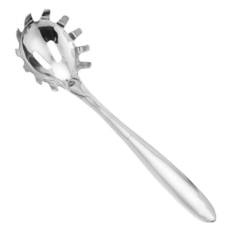 Grado alimenticio 304 Acero inoxidable espagueti cuchara hogar cocina pasta cuchara colador fideos garra cuchara comercial hielo