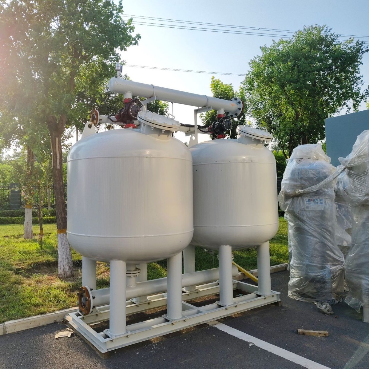 海特 多介质过滤器 石英砂无烟煤锰砂罐源头厂家 悬浮物去除