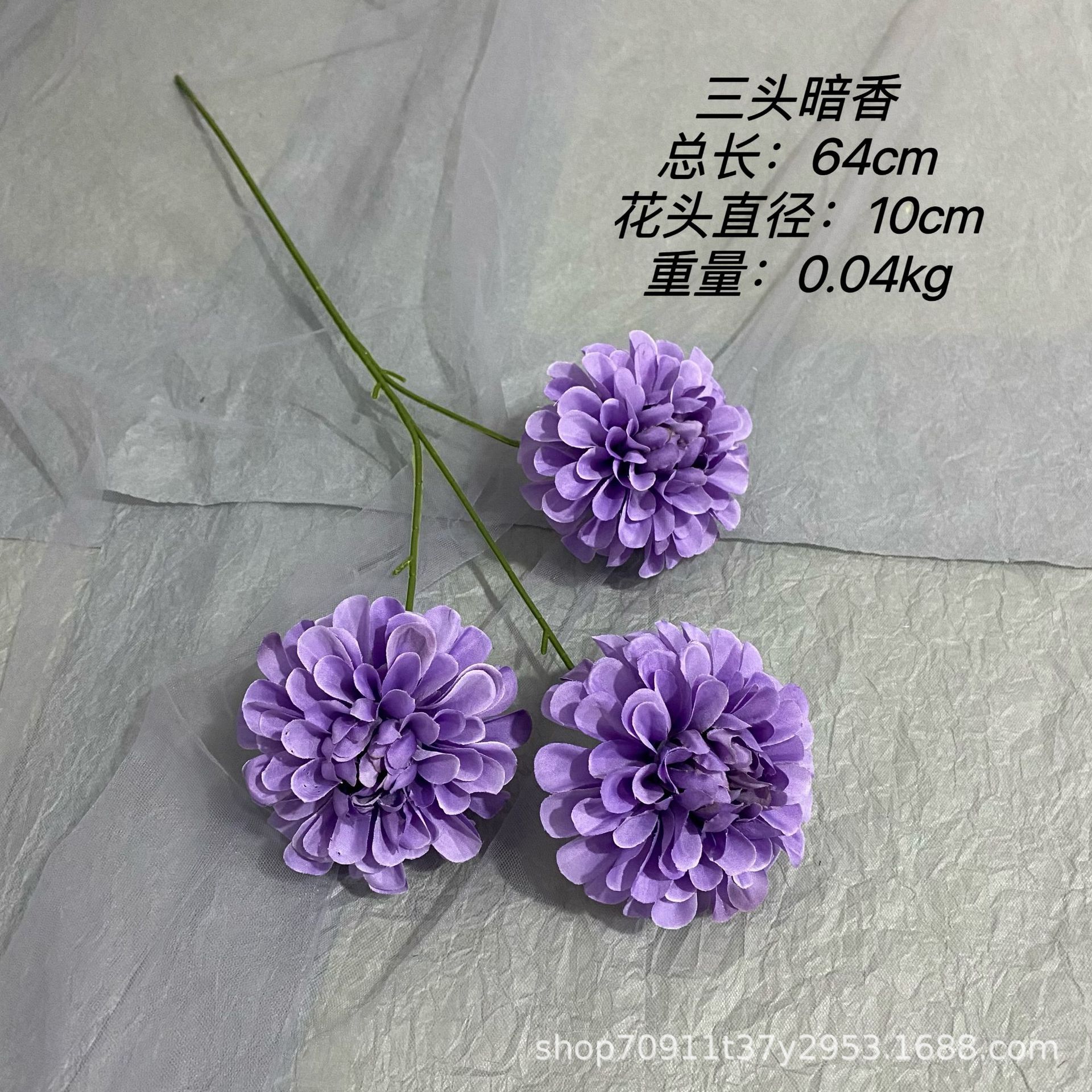 3 큰 꽃 보라색