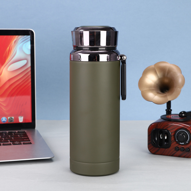 316ステンレス鋼製保温カップ、茶水分離、携帯用茶器、会議イベント用、持ち運び可能なギフトカップ、ビジネスギフト|undefined