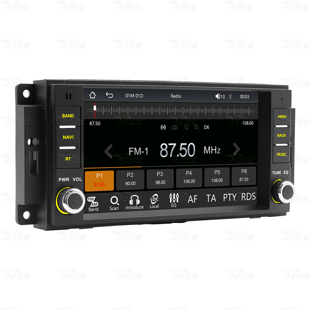 Aplicable a Jeep Wrangler F133 MP5 HD imagen de marcha atrás carplay pantalla de control central máquina de coche