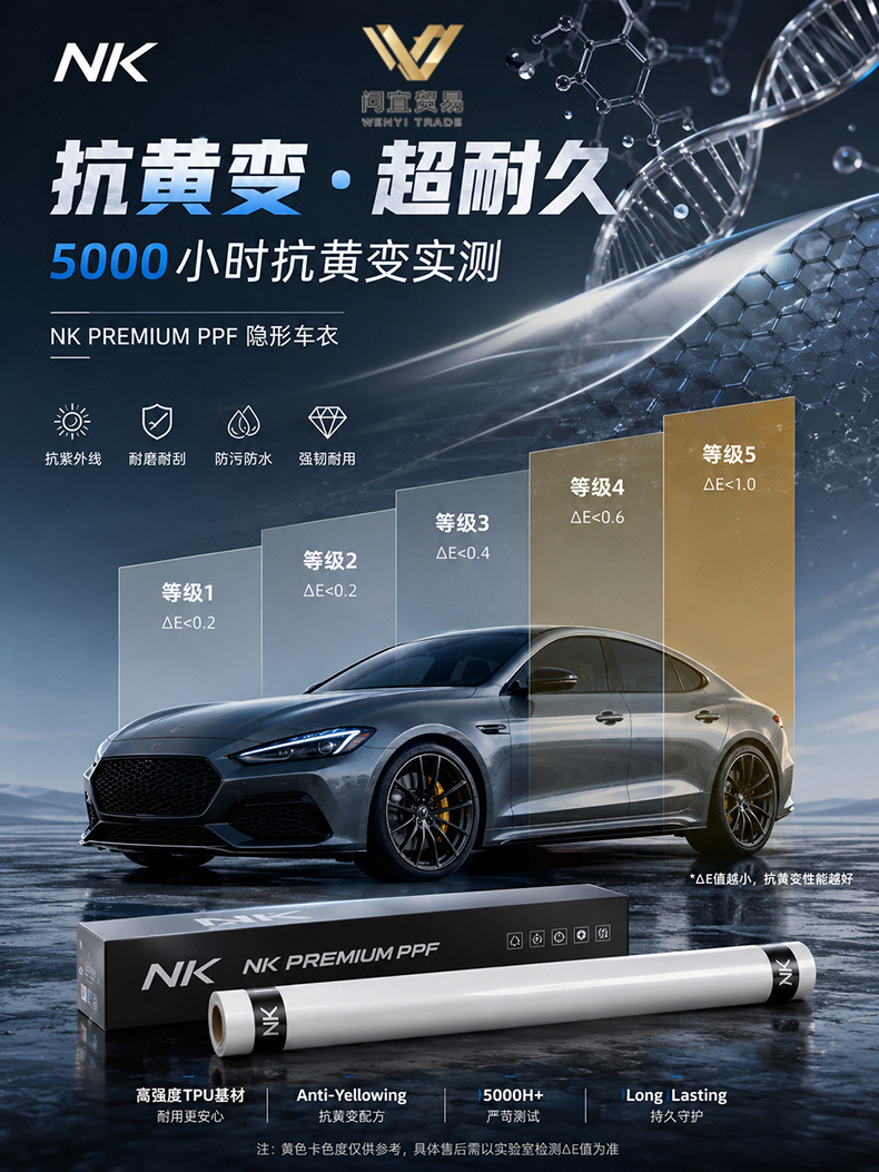 Nk Brand Tpu Automotive Invisible Car Wrap Transparent Body Paint Protection Film Ppf Film Roll Factory Wholesale