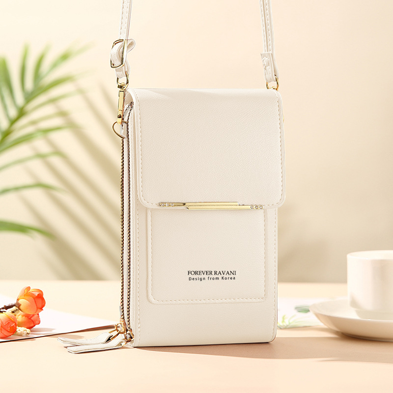 La bolsa para teléfono móvil puede ser una bolsa de mensajero con pantalla táctil para damas multifunción de gran capacidad Botón de bolsa de comercio exterior transfronterizo Bolsa para teléfono móvil al por mayor