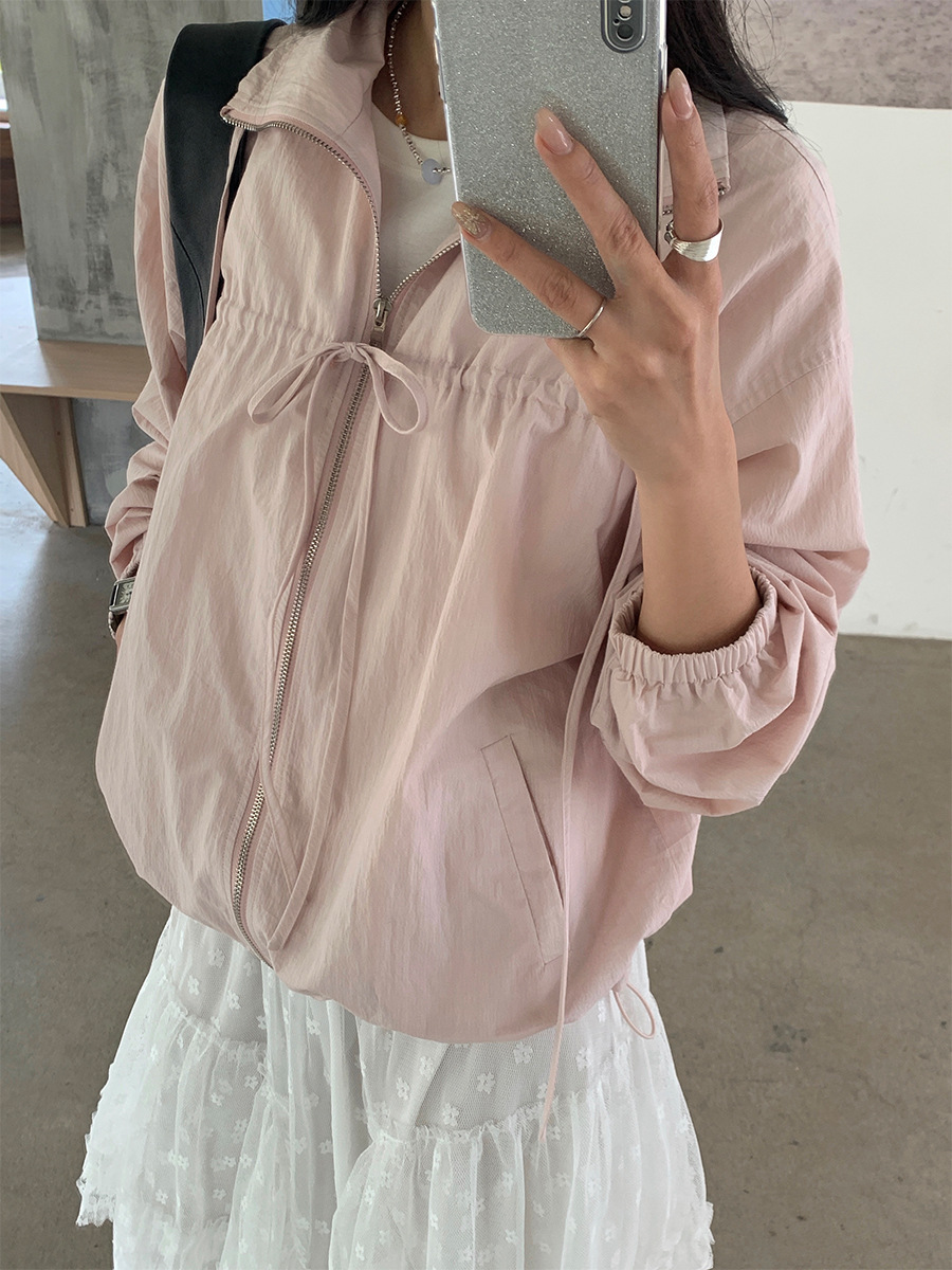 黄 _ デザイン感蝶結びのジャケット女性2025早春韓系カジュアルコートh 1bb 510026