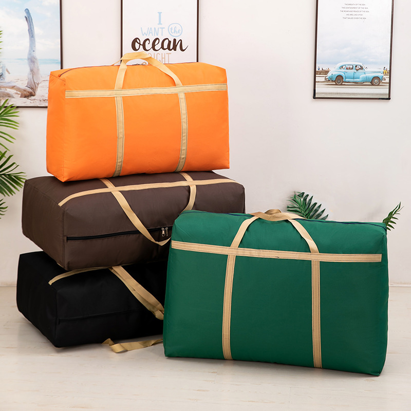 Moving Bag Woven Bag Quilt Storage Bag Oxford Cloth Thickened Portable Large Capacity Moving Bag Duffel Bag Moving Bag Woven Bag Quilt Storage Bag Oxford Cloth Thickened Portable Large Capacity Moving Bag Duffel Bag