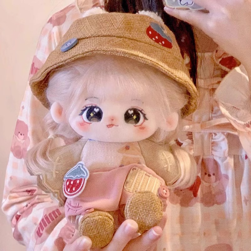 Маленькое бархатное голое детское + прическа + клубничное чучело, детская одежда