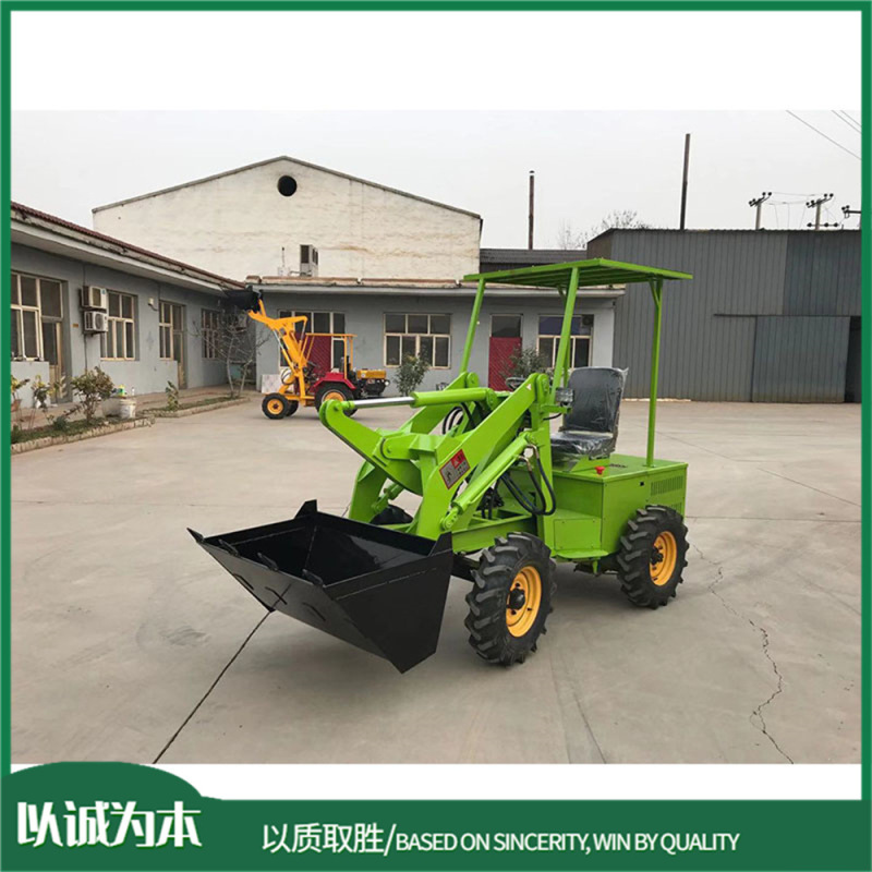 Electric Loader, Agricultural Breeding, Feces Cleaning, Diesel Loader, Household Electric Forklift, Four-Wheel Drive Small Forklift