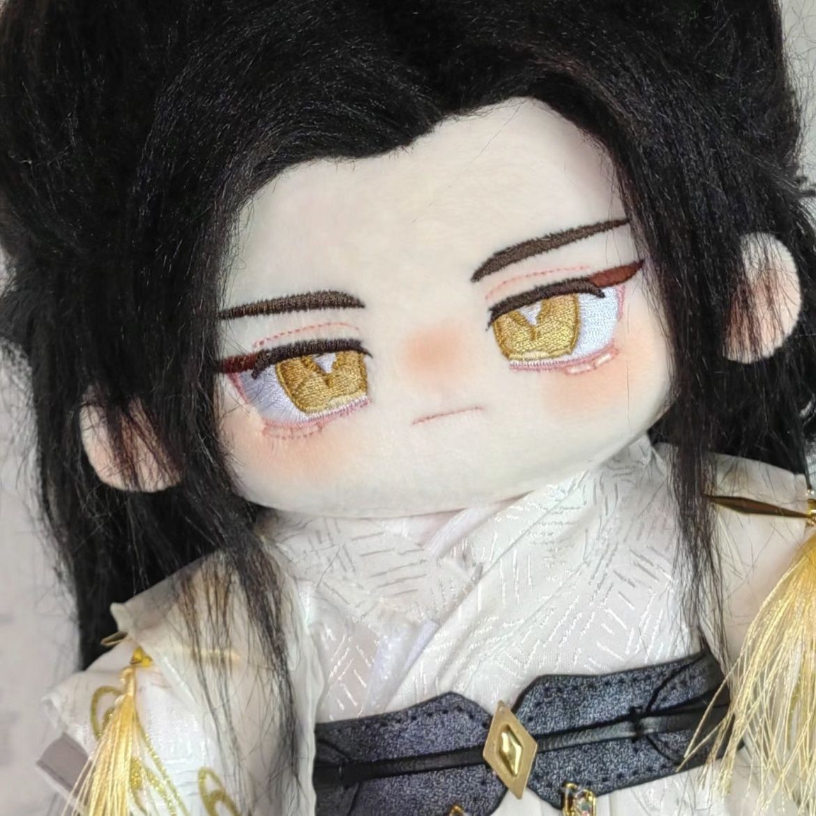 二哈和他的白猫师尊楚晚宁属性20cm棉花娃娃玩偶小说同人周边-阿里巴巴