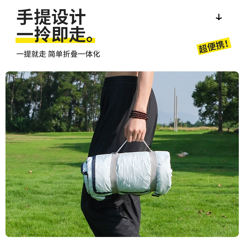 Jiangyu 超音波ピクニックマット防湿マット外出芝生テントピクニックキャンバス屋外キャンプピクニックマット|undefined