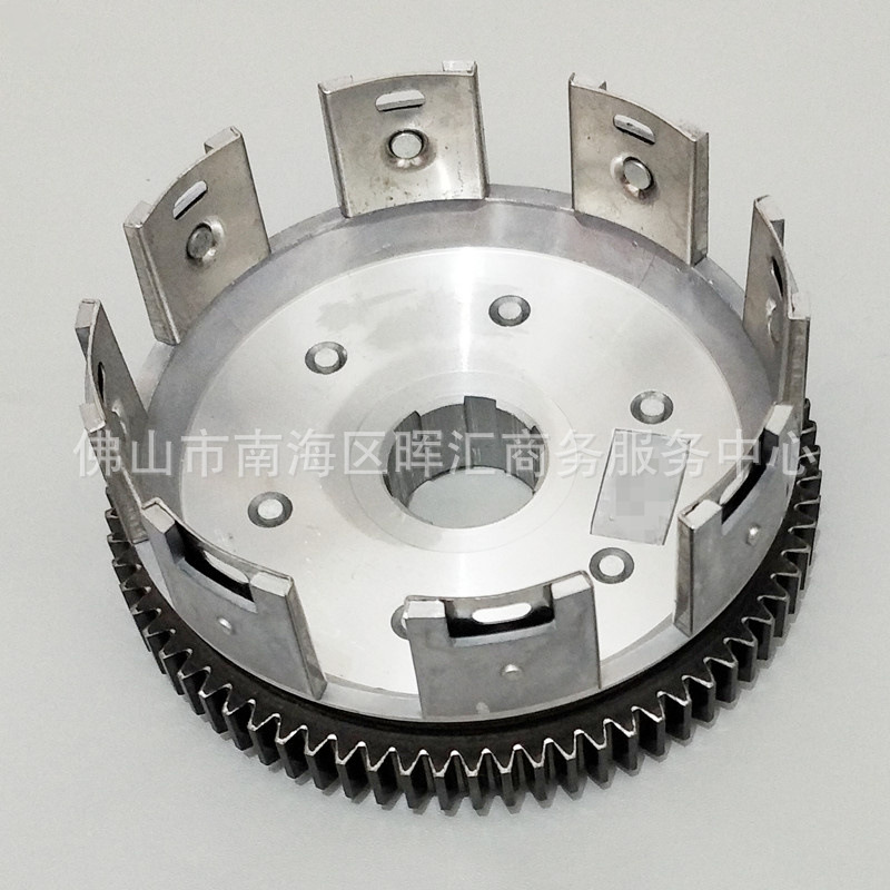 Fabricantes transfronterizos de accesorios de motocicleta embrague tambor CG125 embrague diente grande Ft150 Dm200 CB250ZS
