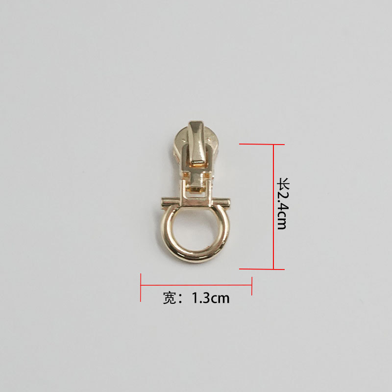 批发金属拉链头 3号拉链头浅金拉头拉片箱包拉链拉扣头5号拉链头|undefined