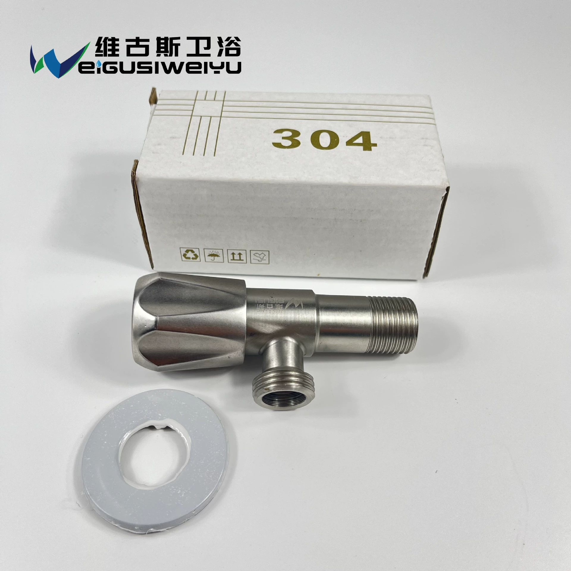 Фабрика Прямой Угловой клапан из нержавеющей стали медный сердечник Туалет водонагреватель тазик один в одном из шестиугольного волочения проволоки треугольный клапан