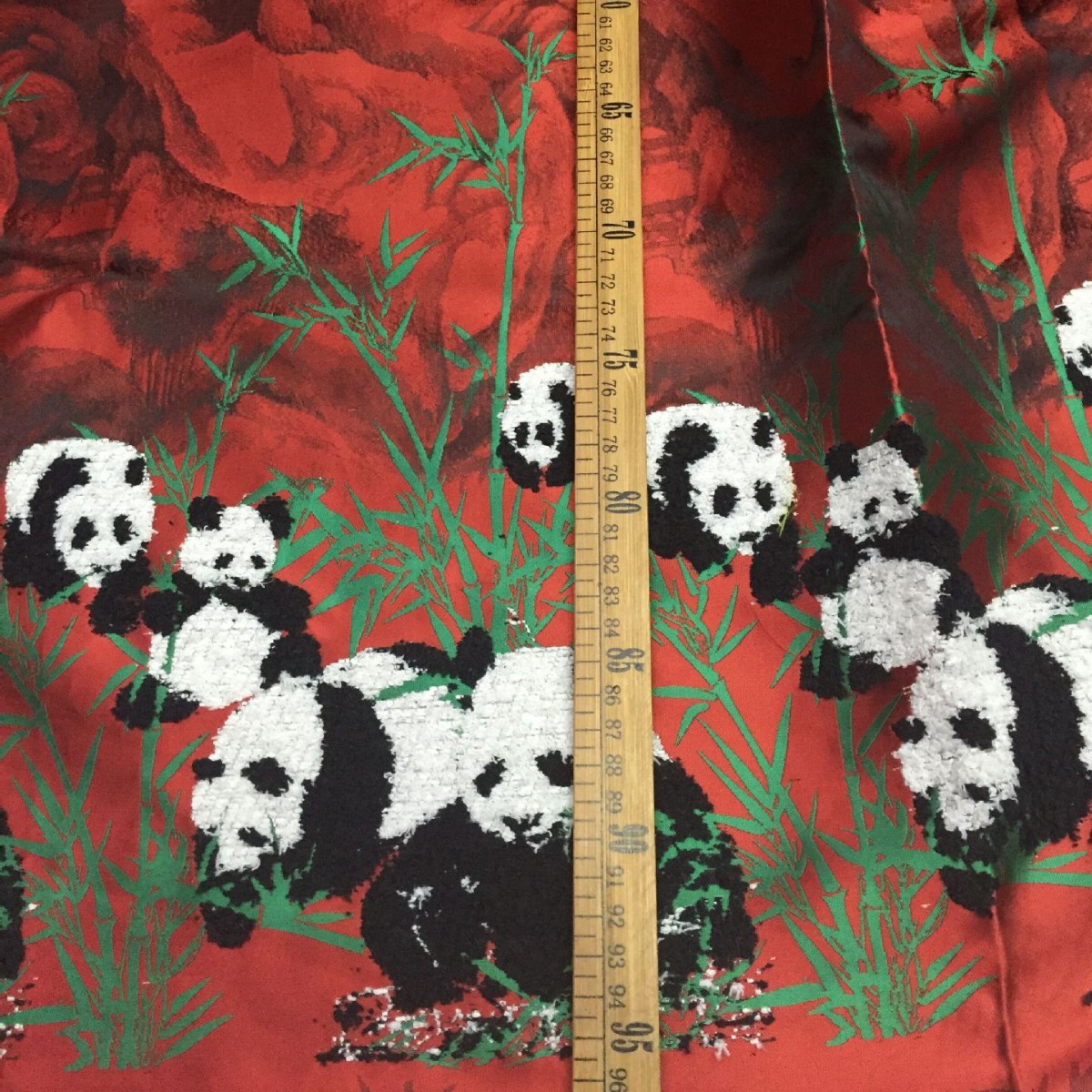 批发早秋冬优雅毛绒立体熊猫定位提花连衣裙外套面料化纤布料187