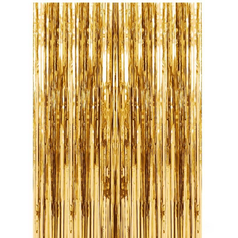 Cortina de Lluvia Decorativa de Plástico, Autoadhesiva, para Fiestas y Eventos