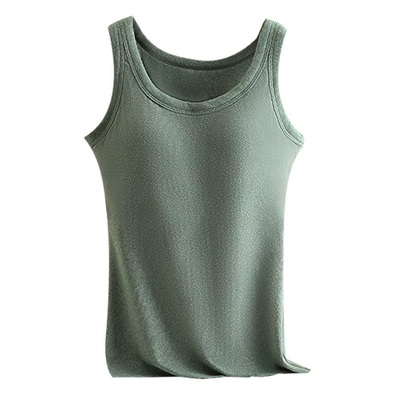 Новый теплая жилет женский круглый галстук нагрудный коврик цельное нижнее белье плюс бархат утолщение с зимним нижним топом