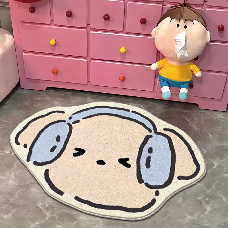음악을 듣는 강아지 헤드폰