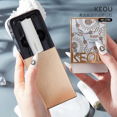 KEOU 不脫妝滋潤啞光不沾杯口紅防水學生少女唇釉 批發