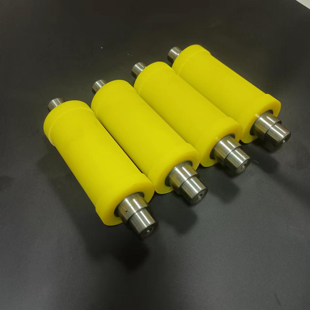 Professional manufacturers Non-woven fabric Mechanics yellow High elastic wear-resisting Acid alkali resistance Anti-static polyurethane Urethane Cots