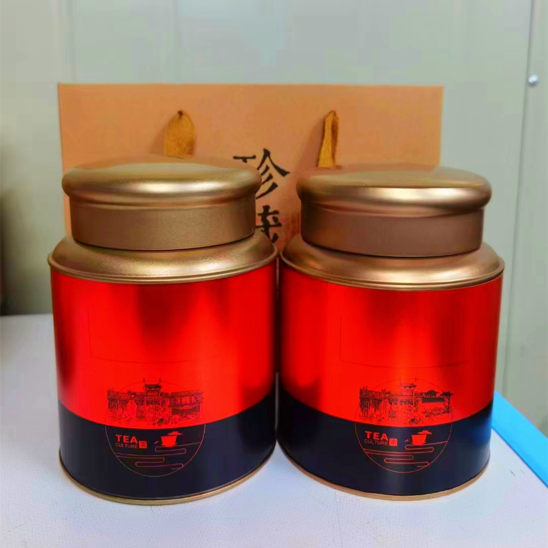 通用红茶绿茶毛尖茶叶罐铁罐空罐金属小青柑密封罐马口铁罐