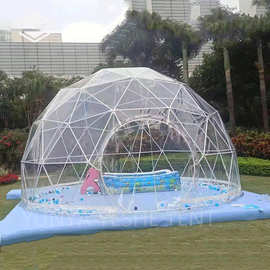 原始生产厂家供应球形框架网红泡泡屋帐篷 全透明活动篷房 防水