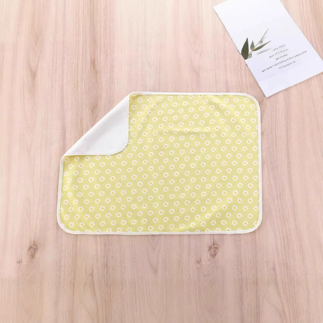 Новорожденный хлопчатобумажный подушка для младенцев три в одном водонепроницаемый диуретический мультяшный принт для детей