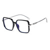 The new metal frame can be equipped with close -up glasses women's fashion anti -Blu -ray flat glasses frame men