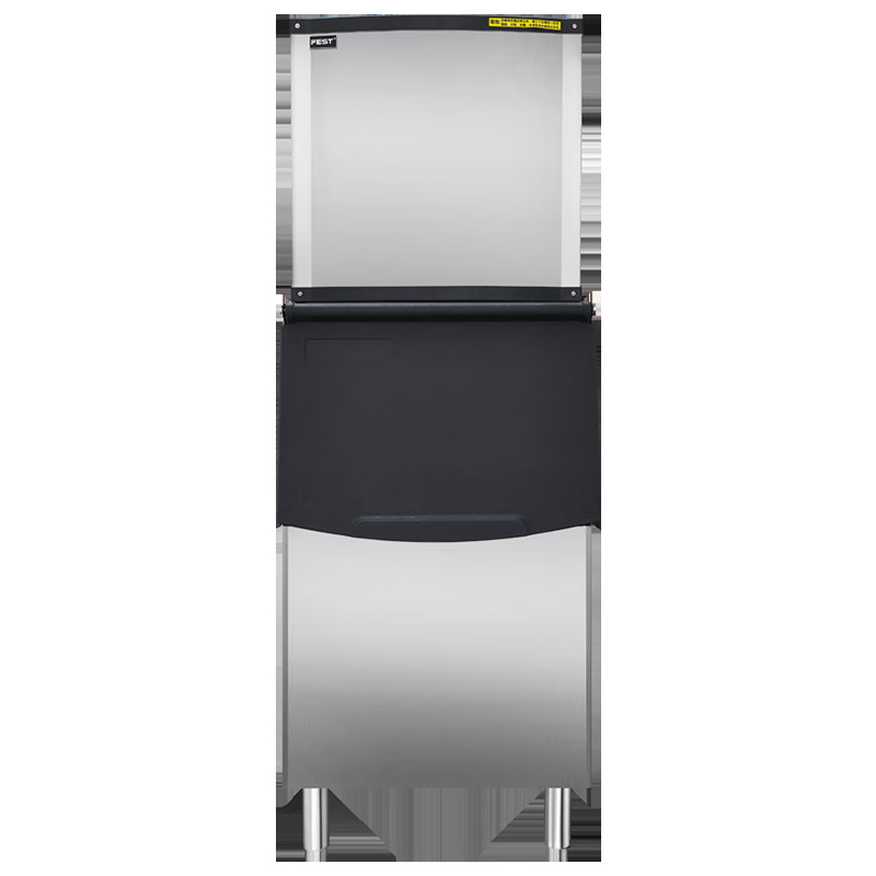 Máquina de hielo Fest mecanismo comercial de fabricación de hielo cuadrado de agua de grifo totalmente automático máquina de fabricación de hielo granulador de hielo Fang Bing Hotel tienda de té con leche