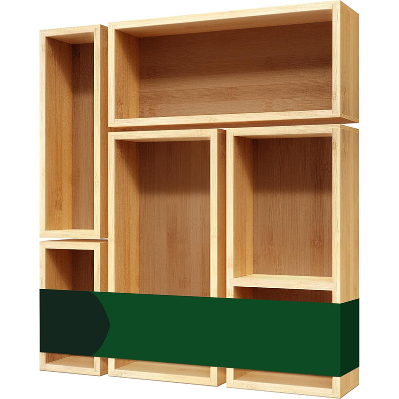 Caja de almacenamiento de escritorio de madera Tocador de varios dormitorios Joyería Cosméticos Caja de clasificación Función Caja de almacenamiento del cajón