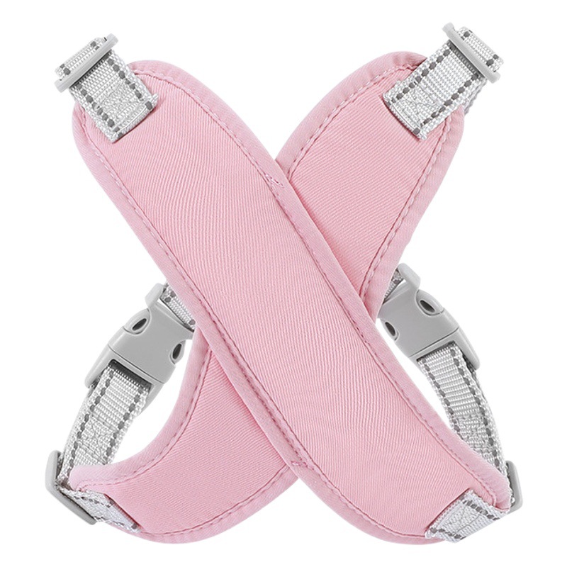 Nueva correa de perro Estilo Chaleco pequeño perro ajustable anti-rotura correa de pecho reflectante correa de perro Cadena de perro