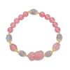 Advanced crystal, one bead bracelet, light luxury style, for luck