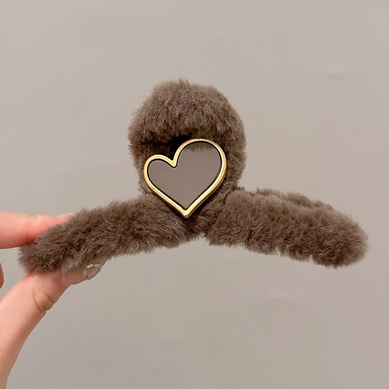 Mellard arco pelúcia clip de agarre de alta sensación de cabello grande clip de tiburón cabello más frascos clip de cabello de cabeza trasera