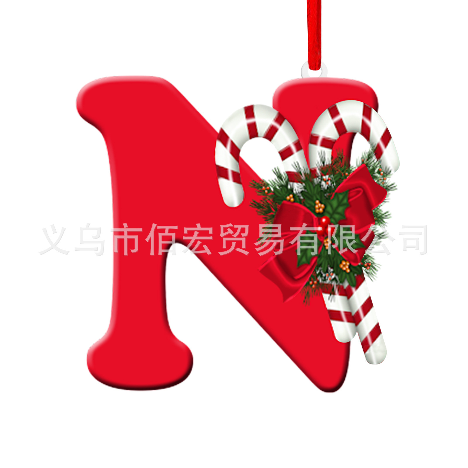 Nuevo alfabeto inglés creativo transfronterizo acrílico plano árbol de Navidad decorativo regalo de decoración de fiesta image 19