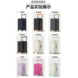 适用高端铝框行李箱超大容量旅行箱加厚运动款拉杆箱静音万向轮托