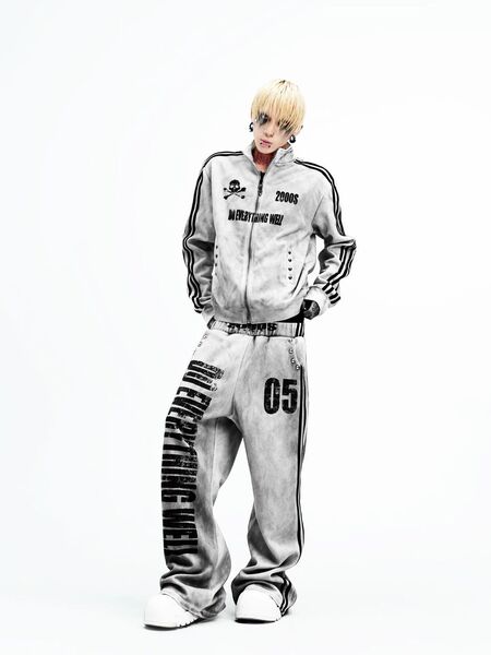 Design retro trend hoody hip-hop style