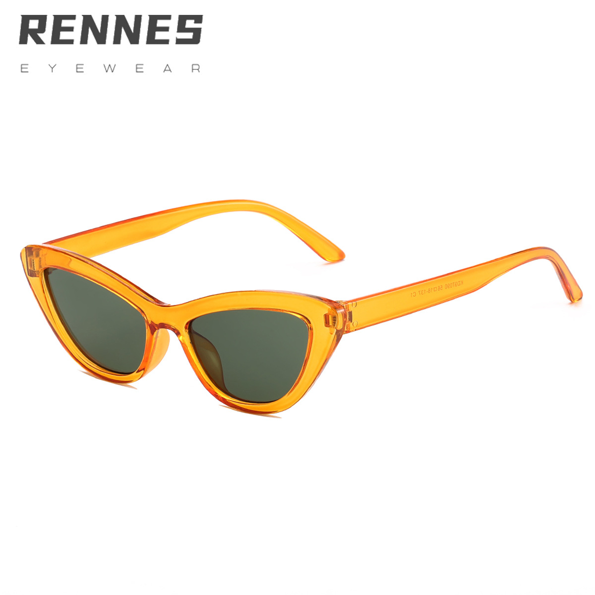 2021 Nuevo triángulo ojo de gato gafas de sol transfronterizo europeo y americano gafas de sol mujer calle personalidad gafas de sol 97090