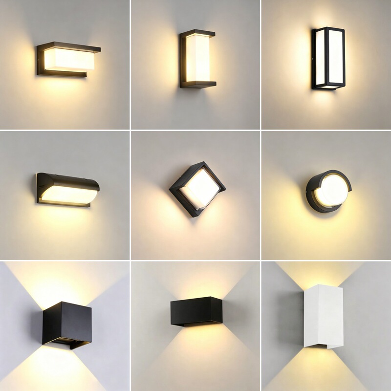 Outdoor Waterproof Wall Lamp LED Aluminum Up and Down Lighting Courtyard Lamp Villa Balcony Corridor Door Wall Lamp IP65 Outdoor Waterproof Wall Lamp LED Aluminum Up and Down Lighting Courtyard Lamp Villa Balcony Corridor Door Wall Lamp IP65
