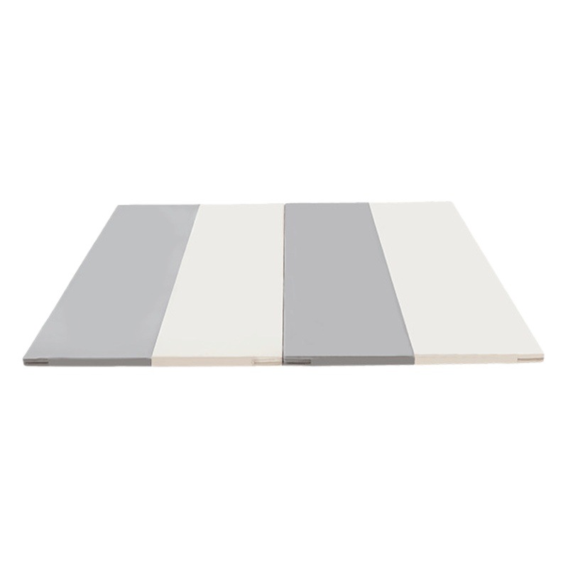 Alfombra de gateo Fanyibaby IXPE, alfombra de gateo plegable de PU de grado A para madres e infantes, alfombra de suelo para sala de estar y centro de educación temprana para niños.