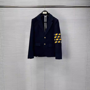 Factory Direct sales TB Tom autumn and winter New twill color bar suit men's and women's same casual comfortable all-match suit
