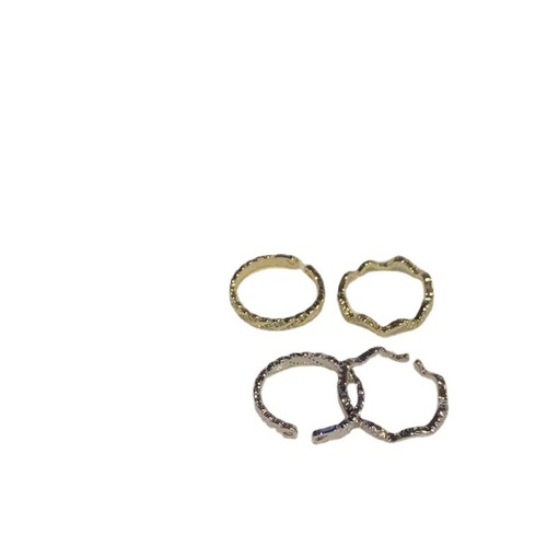Internet celebrity cold style light luxury ring female ins niche design high-end sense ring super exquisite ring opening temperament