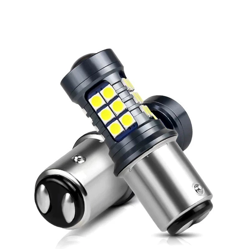 Автомобильные стоп-фонарь светодиодный пузырь 1156 BA15S P21W Выгнутый задний поворотный свет 27SMD 3030