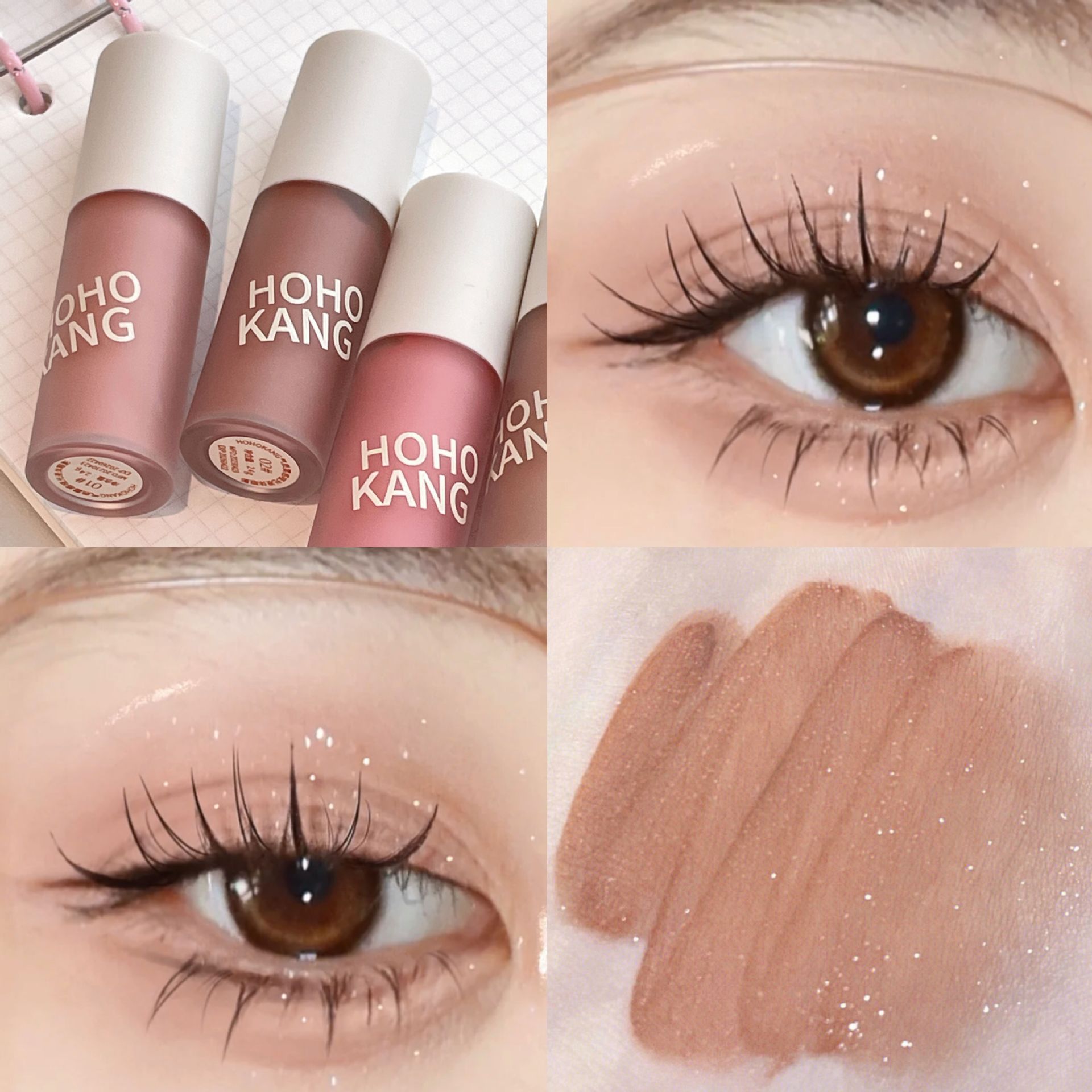 HOHOKANG's matte eyeshadow liquid with a misty texture and a fine pearlescent sheen makes a makeup look with just one application. It's an affordable liquid eyeshadow for hair replacement undefined