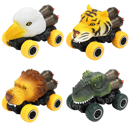 Cross-border children's four-way remote control car simulation animal dinosaur model car toy boy gift Amazon wholesale