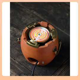 ✅批发铜炉芯罐罐茶碳炉改电炉炭炉电芯炭电两用炉煮茶炉功夫茶