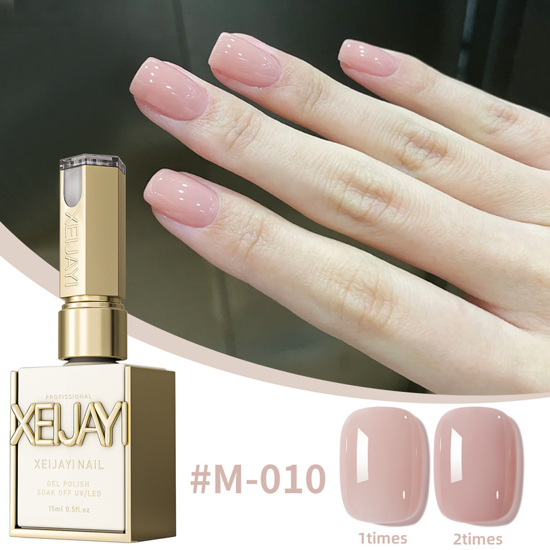 XEIJAYI ice transparent nude color nail polish 2025 new popular phototherapy nail polish nail polish shop XEIJAYI ice transparent nude color nail polish 2025 new popular phototherapy nail polish nail polish shop