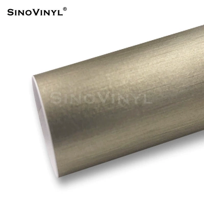 Automotive Film — film car color change film brushed - 15218-m-brushed-ice-film-champagne-gold