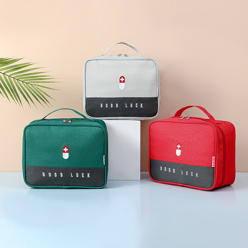 Portable epidemic prevention kit, medical first aid kit, household emergency medicine storage box, travel outdoor medicine portable health kit