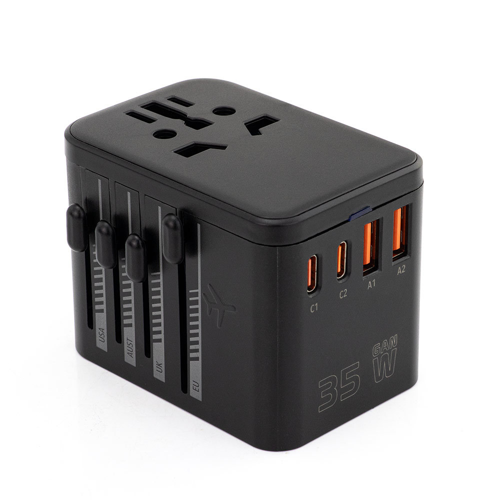 跨境新款全球通用转换插头多国旅行插头转换器欧洲多功能转换插座