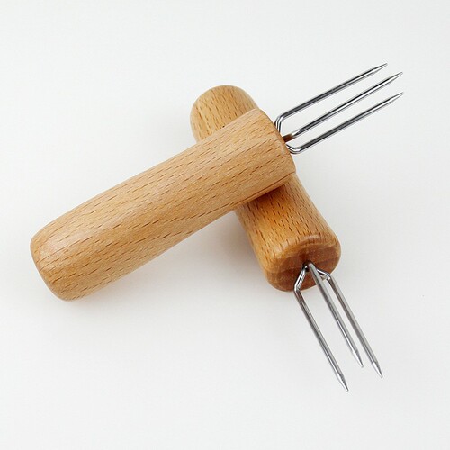 Three-pronged moxa stick extender, moxibustion hanging thick moxa stick, three-pronged hand-held moxibustion awl, wholesale moxa stick extender