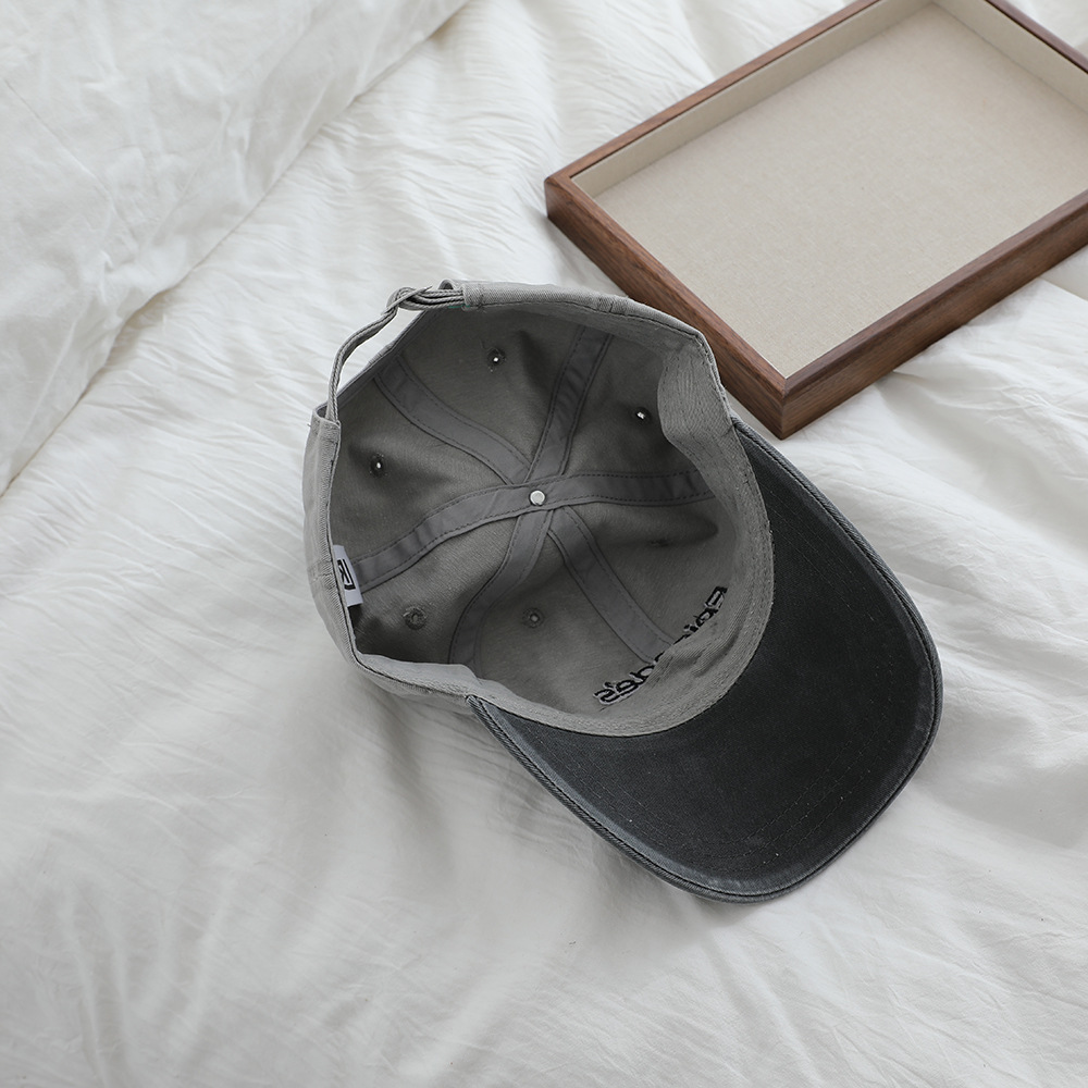 Sombreros infantiles primavera y otoño estilo americano bordado sombrero de béisbol de moda con fotos casuales gorras de lengua de pato para niños y niñas