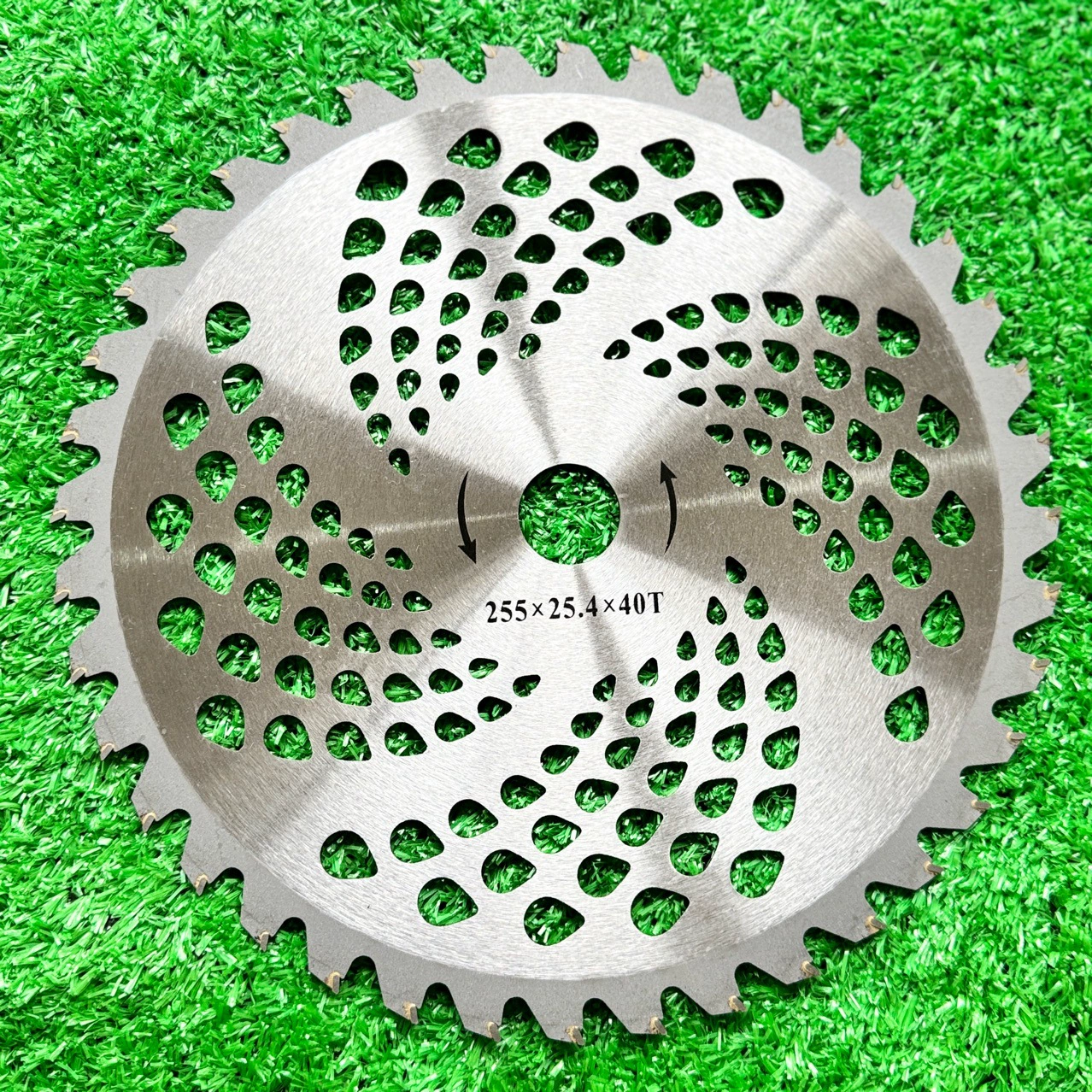 Пятно оптовая продажа, пильное полотно для газонокосилки, белая сталь, марганцевая сталь, лезвие из сплава SK85, артефакт для прополки и косилки, круглый нож, прямой нож